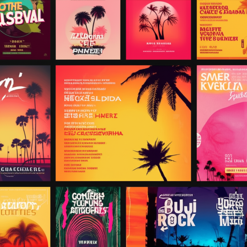 Event Posters template preview